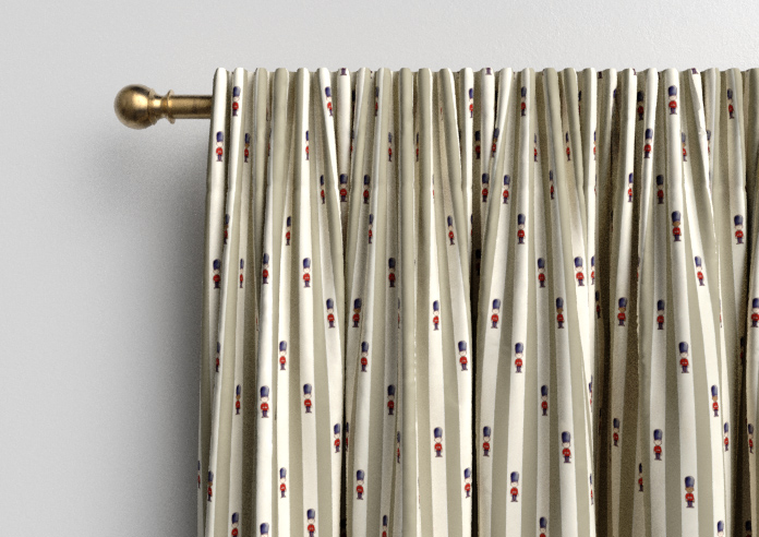 Kings Breakfast, Stripe Toast - Made to Measure Curtains - Image 9